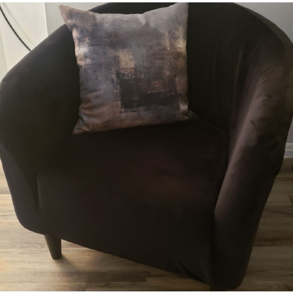 Elegant Black Bucket Chair Cover